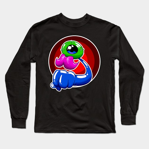 Marksepticpie ANIME Long Sleeve T-Shirt by The darkcartoon